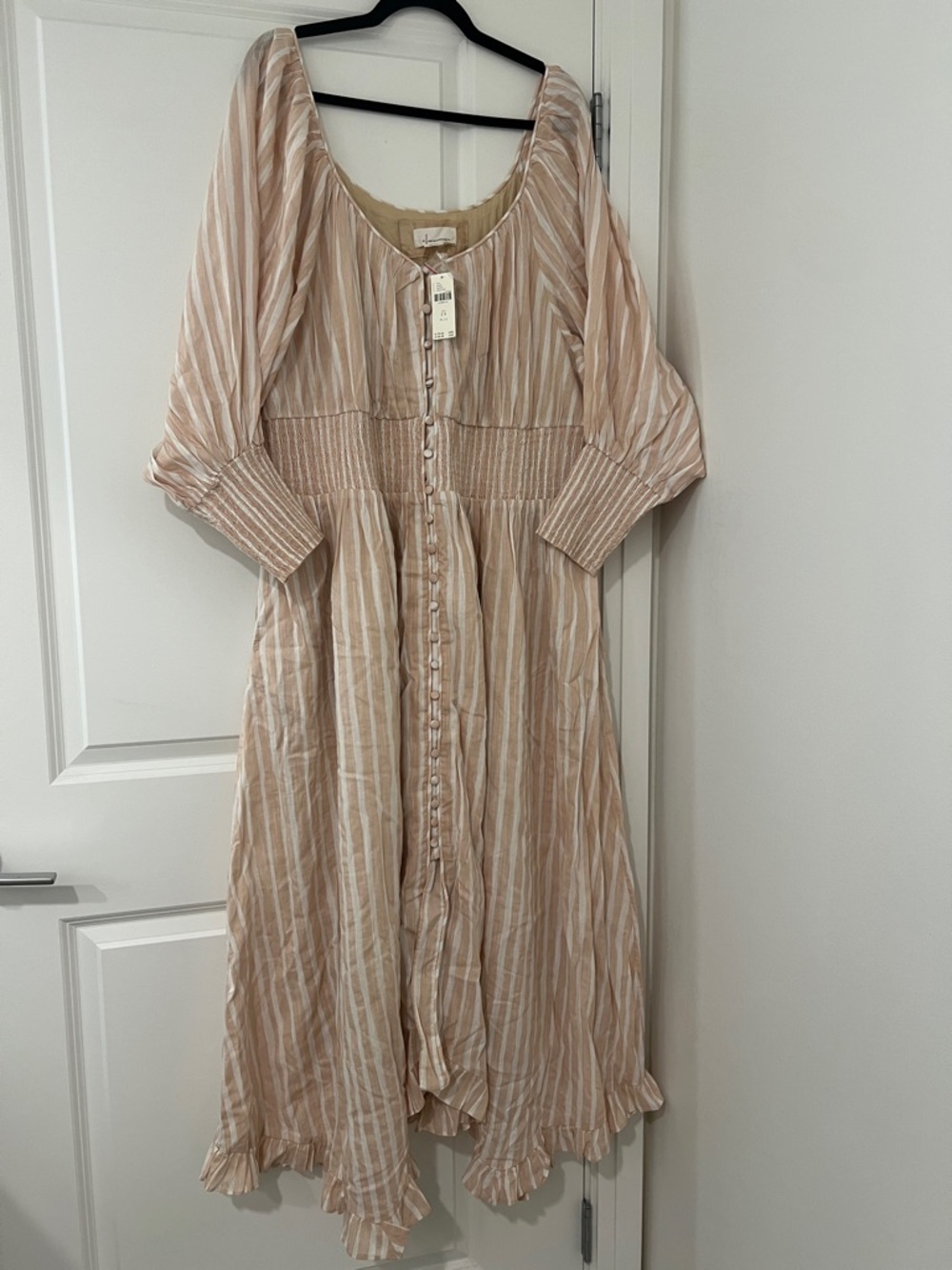 Anthropologie Stripe Dress, 2X - Picture 3 of 6